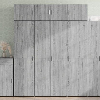 Skap Sonoma Grå 80x42,5x185 cm