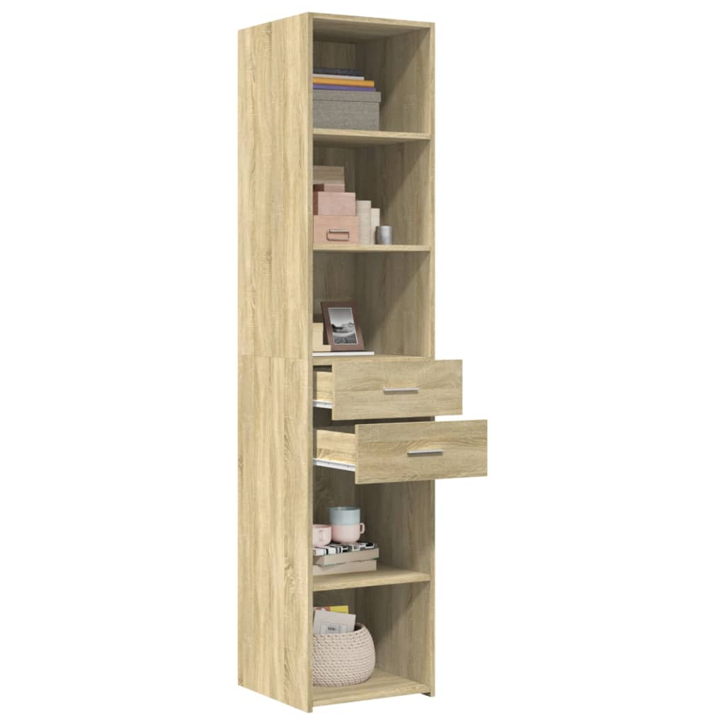 Bokhylle Sonoma Eik 40x42,5x185 cm