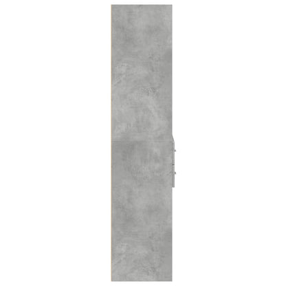 Skap Betonggrå 70x42,5x185 cm
