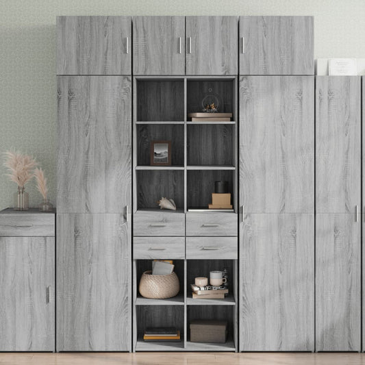 Skap Sonoma Grå 70x42,5x185 cm