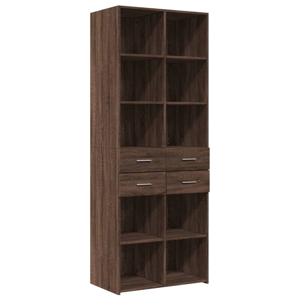 Skap Brun Eik 70x42,5x185 cm