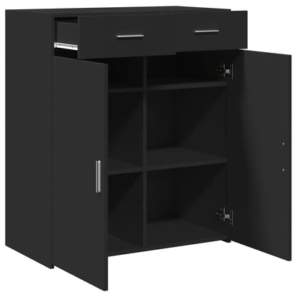 Skjenk Svart 80x42,5x93 cm