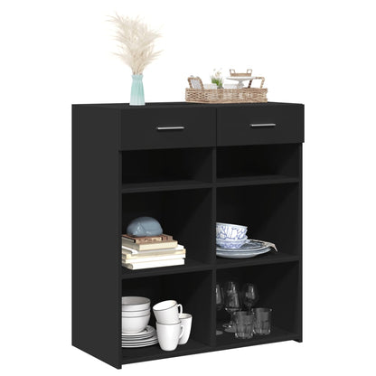Skjenk Svart 80x42,5x93 cm