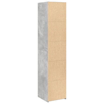 Skap Betonggrå 40x41x185 cm