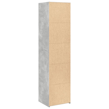 Skap Betonggrå 45x41x185 cm