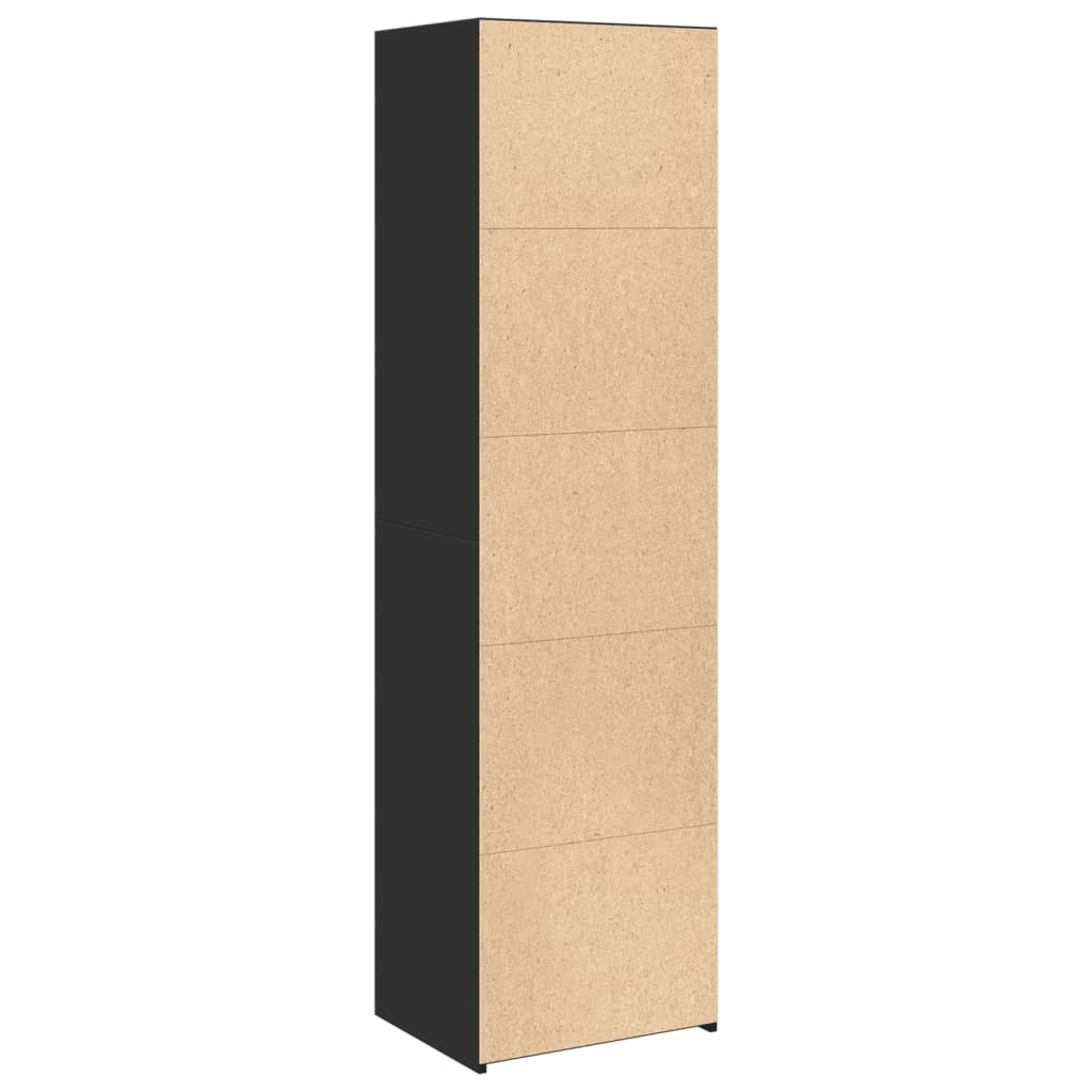 Skap Svart 50x41x185 cm