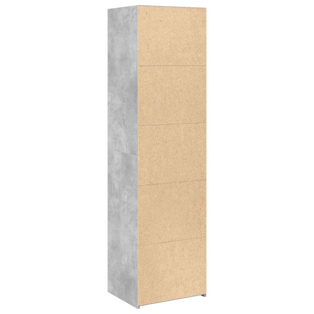 Skap Betonggrå 50x41x185 cm