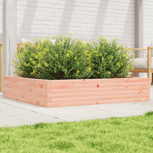 Utendørs Blomsterkasse Plantekasse Tre 110x110x23 cm heltre douglasgran