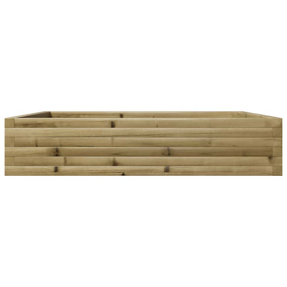 Plantekasse 110x110x23 cm impregnert furu