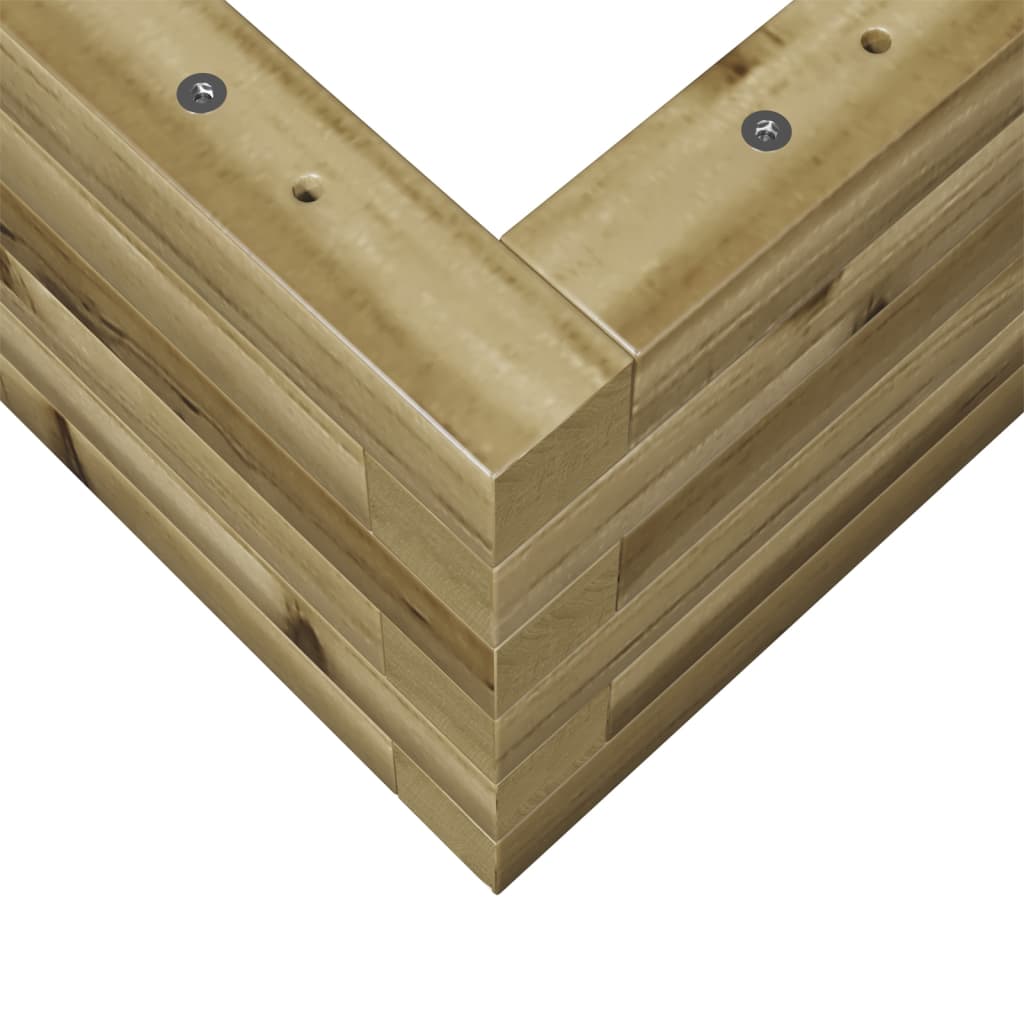 Plantekasse 90x40x23 cm impregnert furu