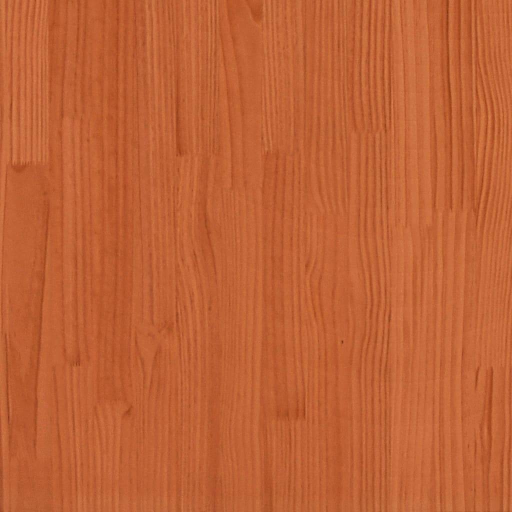 Plantekasse voksbrun 100x100x26,5 cm heltre furu