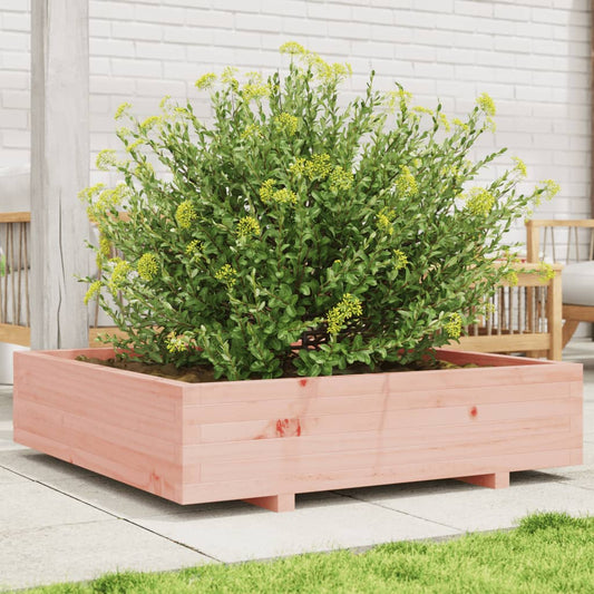 Utendørs Blomsterkasse Plantekasse Tre 100x100x26,5 cm heltre douglasgran