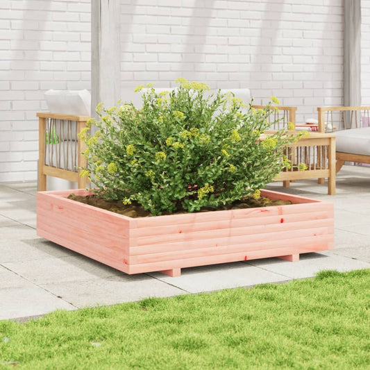 Utendørs Blomsterkasse Plantekasse Tre 110x110x26,5 cm heltre douglasgran