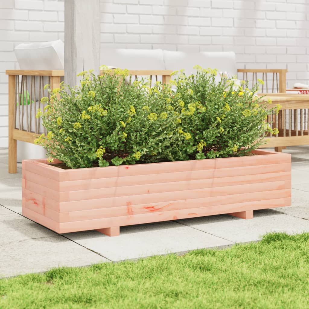 Utendørs Blomsterkasse Plantekasse Tre 110x40x26,5 cm heltre douglasgran