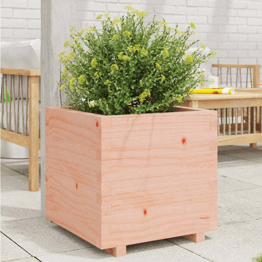 Utendørs Blomsterkasse Plantekasse Tre 50x50x49,5 cm heltre douglasgran