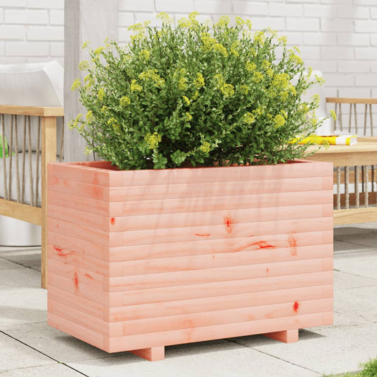 Utendørs Blomsterkasse Plantekasse Tre 70x40x49,5 cm heltre douglasgran
