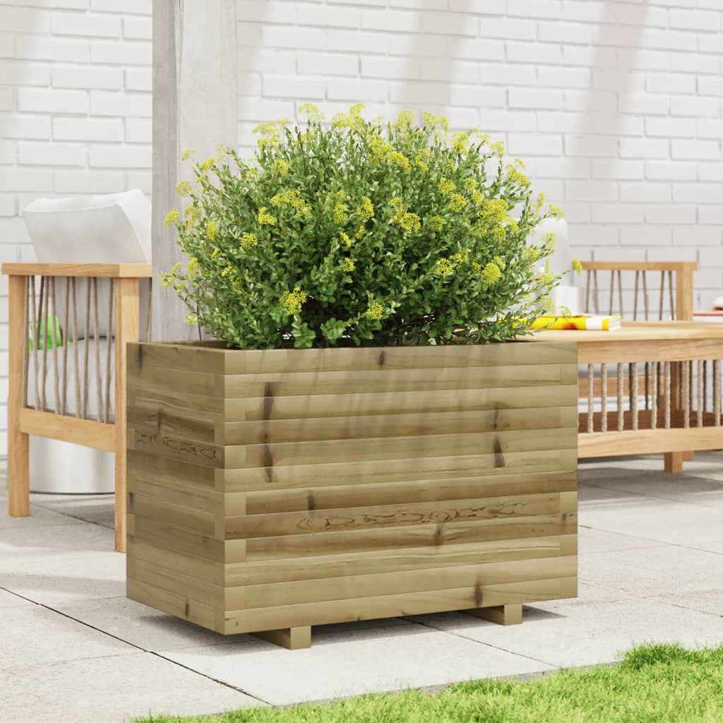 Plantekasse 70x40x49,5 cm impregnert furu