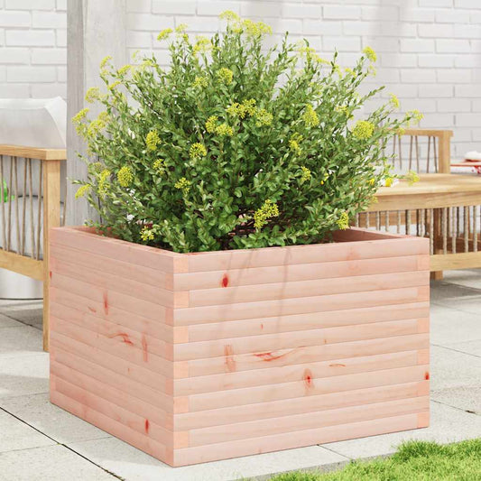Utendørs Blomsterkasse Plantekasse Tre 70x70x46 cm heltre douglasgran