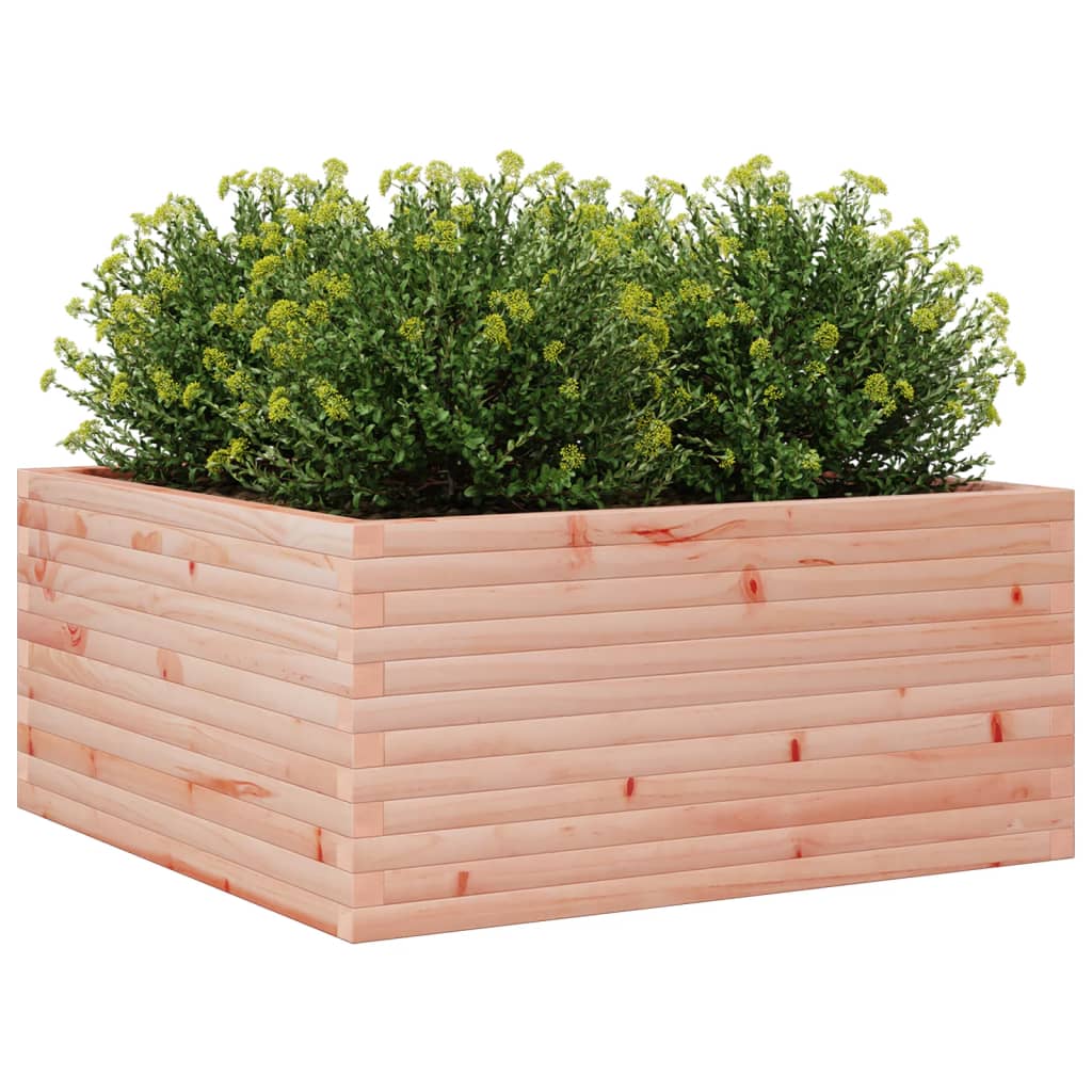 Utendørs Blomsterkasse Plantekasse Tre 100x100x46 cm heltre douglasgran