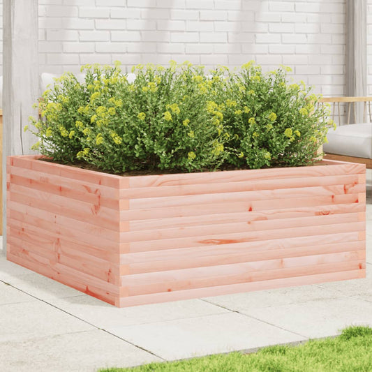 Utendørs Blomsterkasse Plantekasse Tre 110x110x46 cm heltre douglasgran