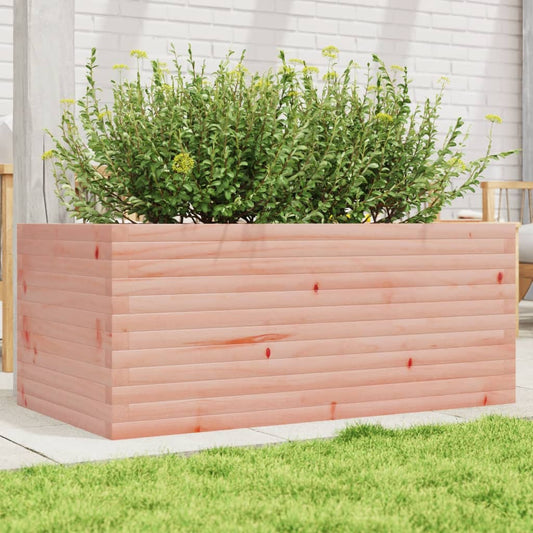 Utendørs Blomsterkasse Plantekasse Tre 110x60x46 cm heltre douglasgran