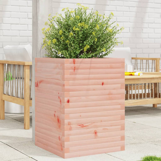 Utendørs Blomsterkasse Plantekasse Tre 50x50x68,5 cm heltre douglasgran