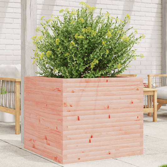 Utendørs Blomsterkasse Plantekasse Tre 80x80x68,5 cm heltre douglasgran