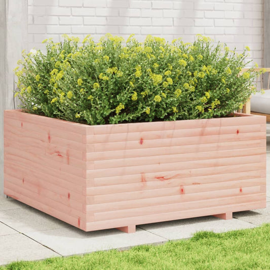 Utendørs Blomsterkasse Plantekasse Tre 100x100x49,5 cm heltre douglasgran