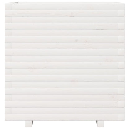 Plantekasse hvit 70x40x72,5 cm heltre furu
