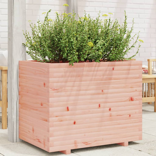 Utendørs Blomsterkasse Plantekasse Tre 90x60x72 cm heltre douglasgran