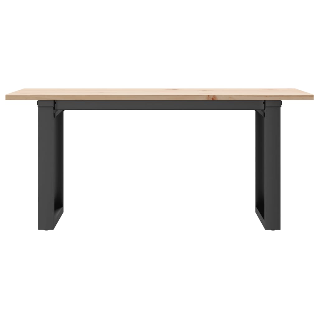 Salongbord Sofabord DIV. O-ramme 90x40x45 cm heltre furu og støpejern