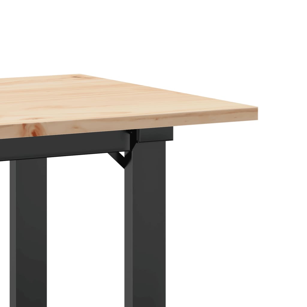 SpisebordO-ramme 100x50x75 cm heltre furu og stål