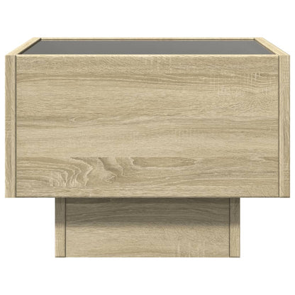 Sidebord Sonoma Eik LED 40x40x30 cm