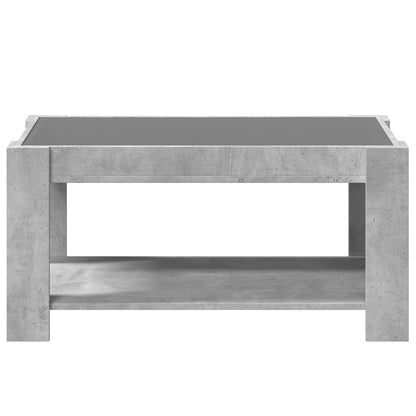 Salongbord Sofabord Betonggrå 93x53x45 cm