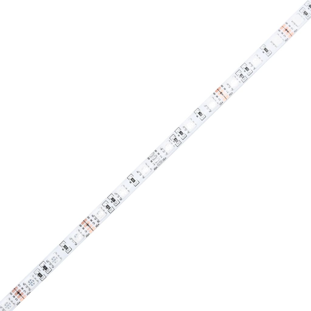 Salongbord Sofabord Brun med Infinity LED brun Eik 90x53x30 cm
