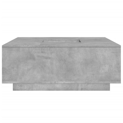Salongbord Sofabord Betonggrå 100x100x40 cm