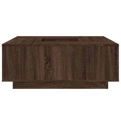 Salongbord Sofabord Brun Eik 100x100x40 cm