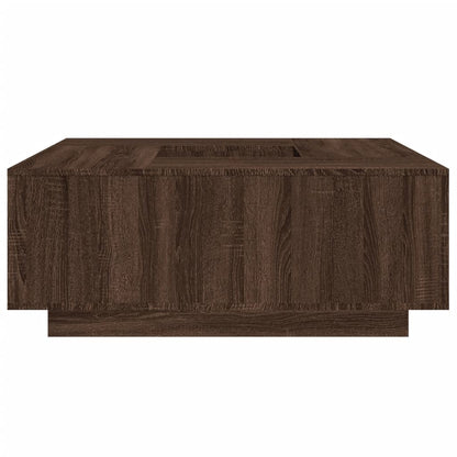 Salongbord Sofabord Brun Eik 100x100x40 cm