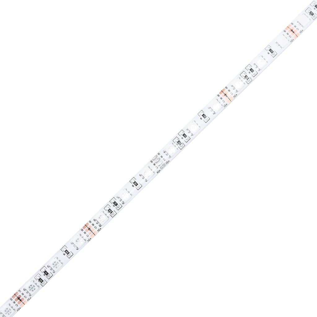Salongbord Sofabord Hvit med Infinity LED 116x69x40 cm
