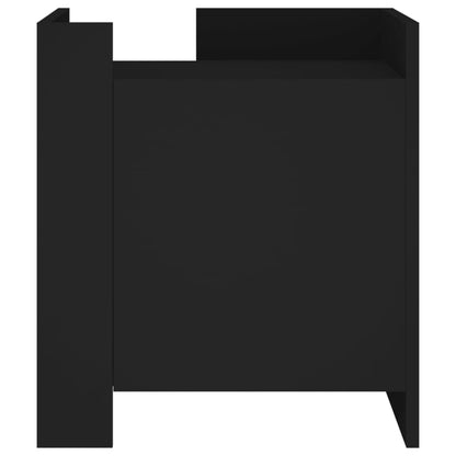 Nattbord Sengbord Svart 45x50x50 cm