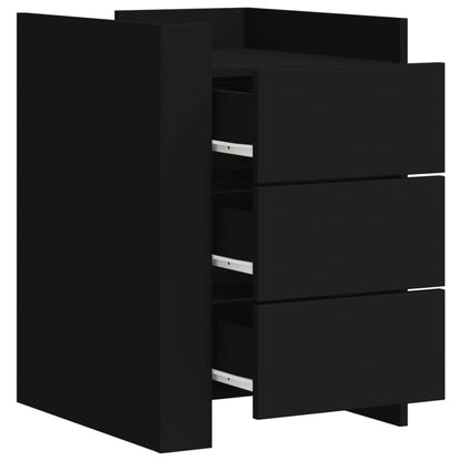 Nattbord Sengbord Svart 45x50x65 cm