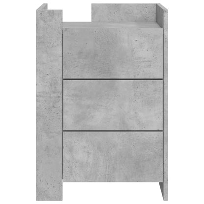 Nattbord Sengbord Betonggrå 45x50x65 cm