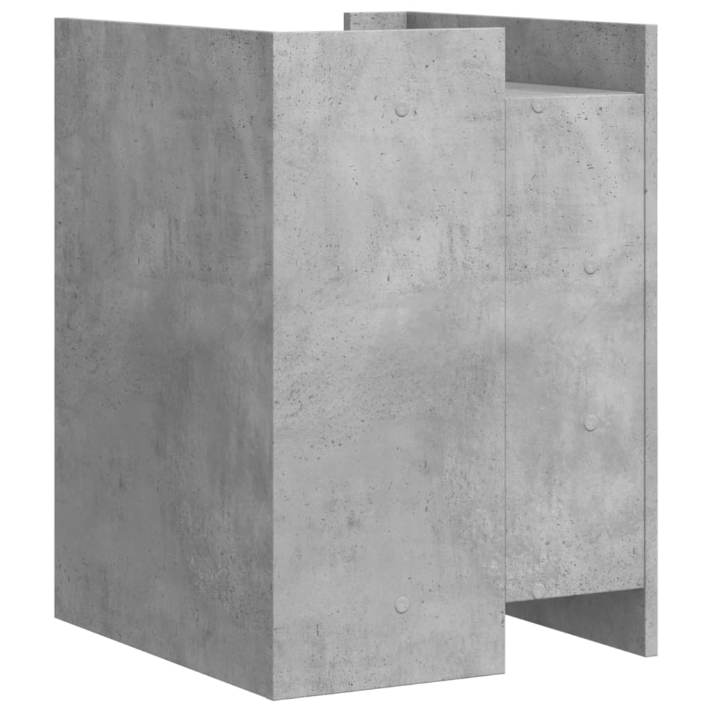 Nattbord Sengbord Betonggrå 45x50x65 cm