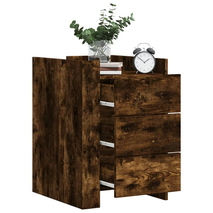 Nattbord Sengbord Røkt Eik 45x50x65 cm