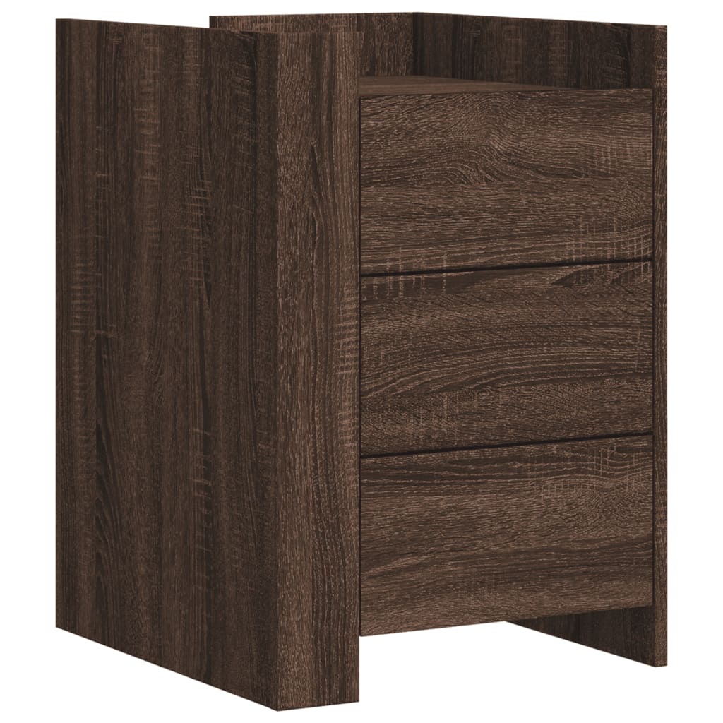 Nattbord Sengbord Brun Eik 45x50x65 cm