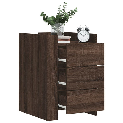Nattbord Sengbord Brun Eik 45x50x65 cm