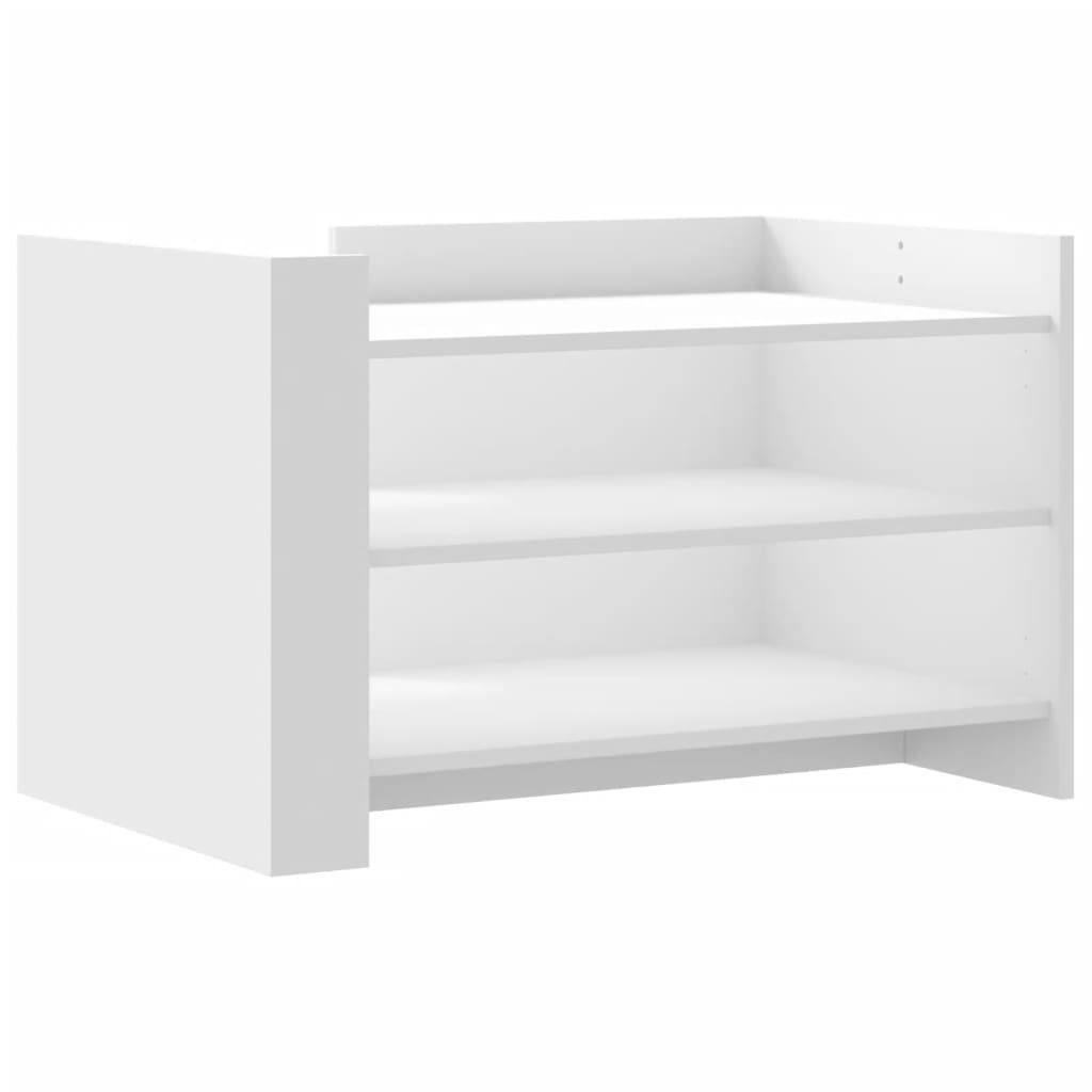 Salongbord Sofabord Hvit 80x50x50 cm