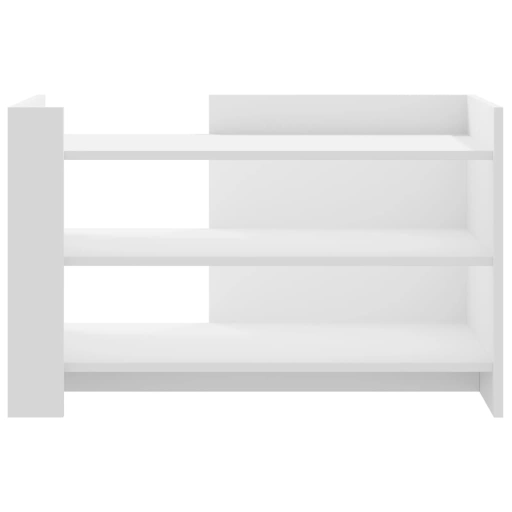Salongbord Sofabord Hvit 80x50x50 cm