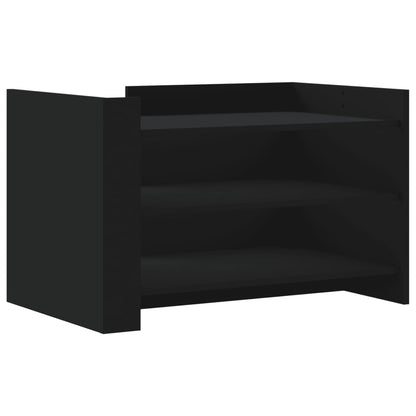 Salongbord Sofabord Svart 80x50x50 cm
