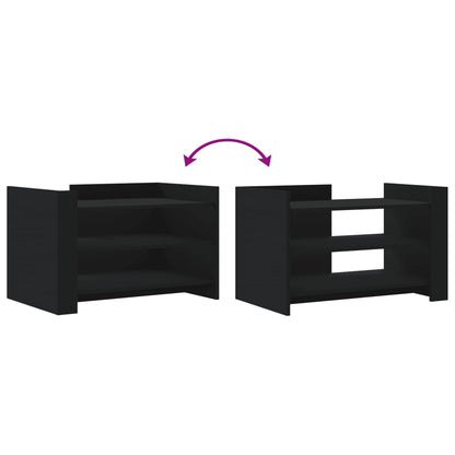 Salongbord Sofabord Svart 80x50x50 cm